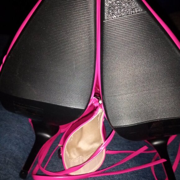 AZALEA WANG " NO STRINGS ATTACHED " STILETTO BOOT IN FUCHSIA ( BRAND NEW !! ) - Picture 6 of 7